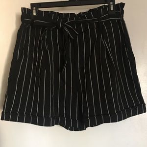 Pinstripe shorts
